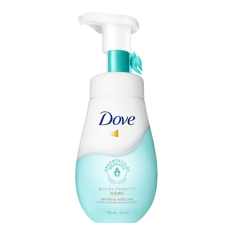 多芬(Dove)舒缓修护 氨基酸温和 呵护敏感肌 慕斯洁面泡泡洗面奶160ml （新老包装随机发货）
